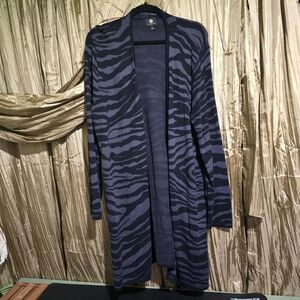 JM Collection Dark Knit Cardigan